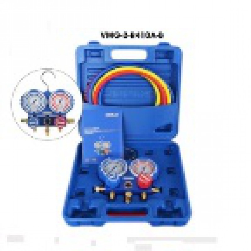 Bộ dụng cụ đo và nạp ga điều hòa 5 chi tiết R410A (1.2m)
