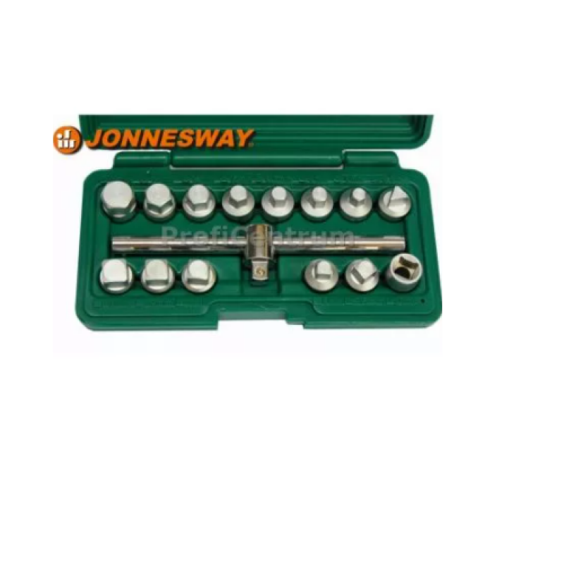 Bộ khẩu tháo và tay vặn 1/2", 15 chi tiết, chuyên dụng tháo ốc xả dầu