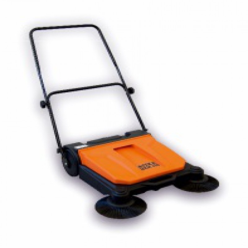 Máy quét rác đẩy tay cơ học 4km/h, 12 lít