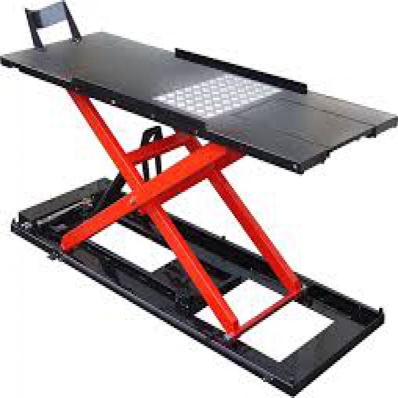 Bàn nâng xe máy lắp chìm 600kg (chặn bánh)