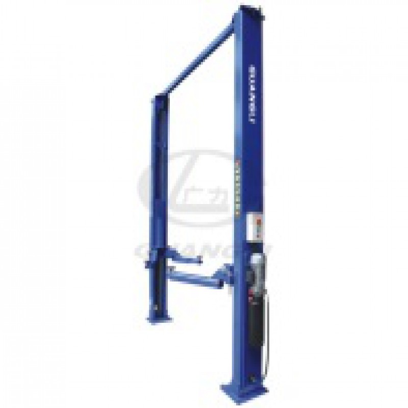 Cầu nâng 2 trụ thủy lực có cổng 3.5 Tấn (1 pha, màu xanh)