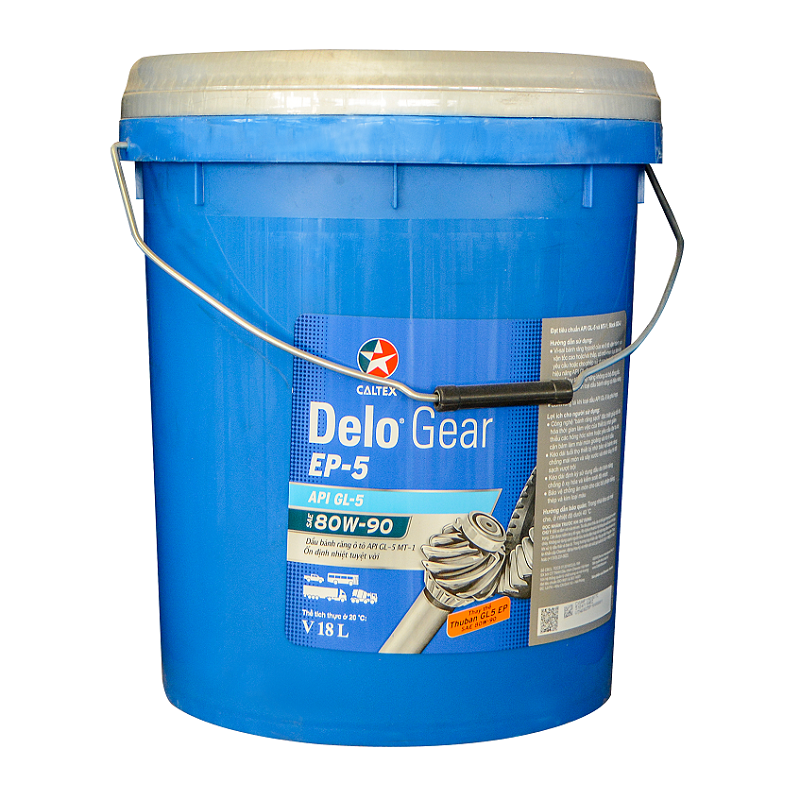 Dầu hộp số ô tô DELO GEAR EP5 80W90 (18 lít)(Số sàn, vi sai)