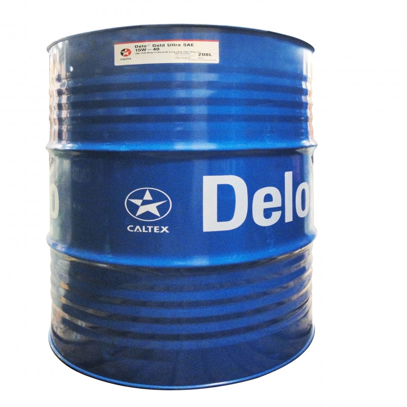 Dầu động cơ Delo Gold Ultra 15W40, 208 Lít (Diesel)