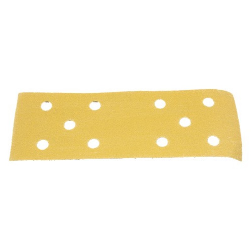 Giấy nhám máy P240, 70x198mm (10 lỗ-màu vàng)