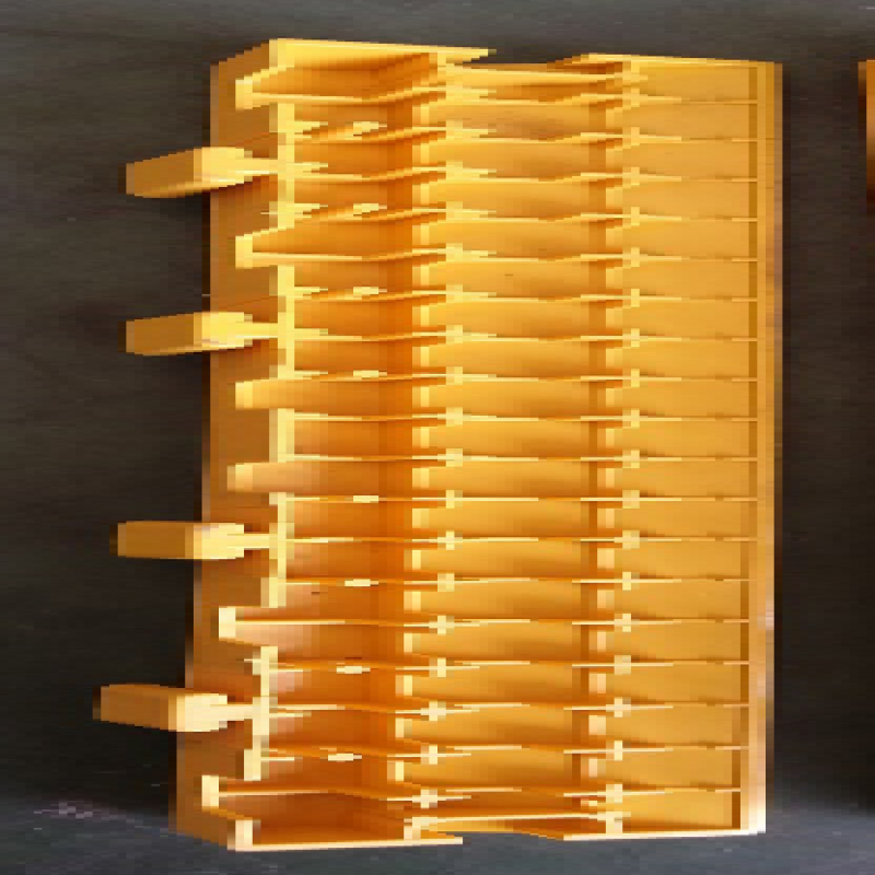 Nẹp sàn có khóa, cỡ 400 x 60 x 25 mm