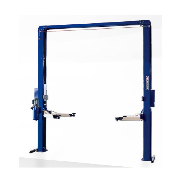 Cầu nâng 2 trụ thủy lực có cổng 4.5 tấn (3 pha, Màu xanh RAL5002)