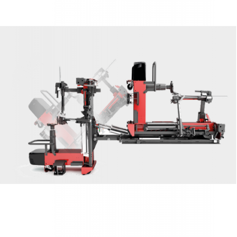 Máy ra vào lốp xe con lưu động (1 pha, màu đỏ RAL 3002)(bao gồm guốc ép)
