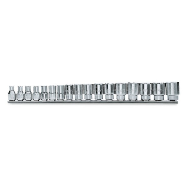 Bộ khẩu 3/8" hoa thị, 17 chi tiết (6 - 22 mm)