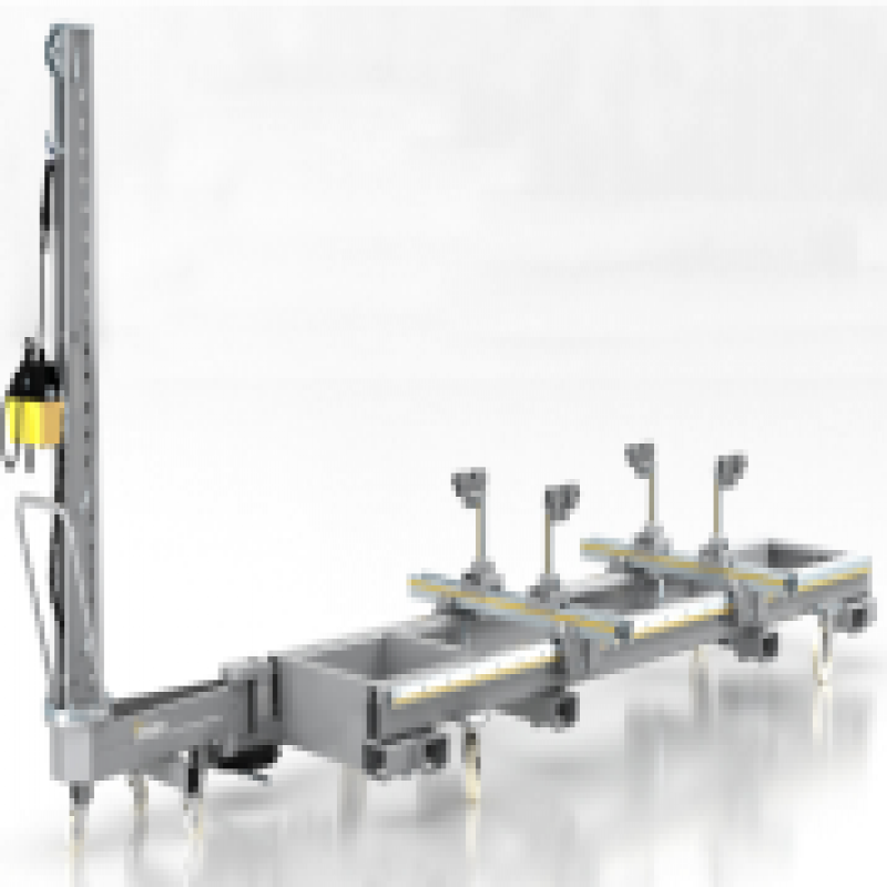 Bệ kéo nắn lắp nổi cho xe con, Tháp kéo 10 Tấn.