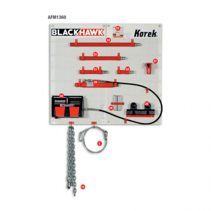 Bộ bơm xy lanh thủy lực 10 Tấn ( 12 Chi tiết)