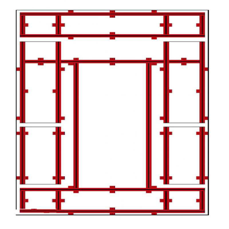 Bệ kéo nắn chìm sàn cho xe con 3980x6522mm