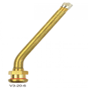 Van lốp xe không săm cho cho xe tải và xe buýt (cong - đầu chụp thép), dài 85mm